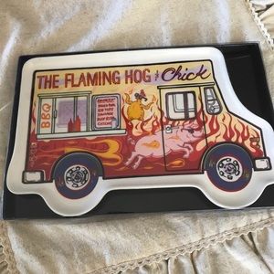 Food truck plate Hog & Chick - new
